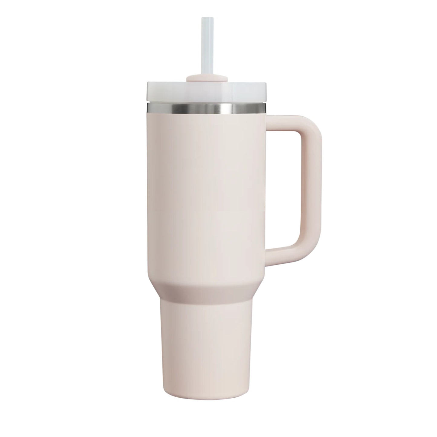 40 Oz Çift Katmanlı Paslanmaz Çelik Termos Bardak - Kulp ve Pipetli