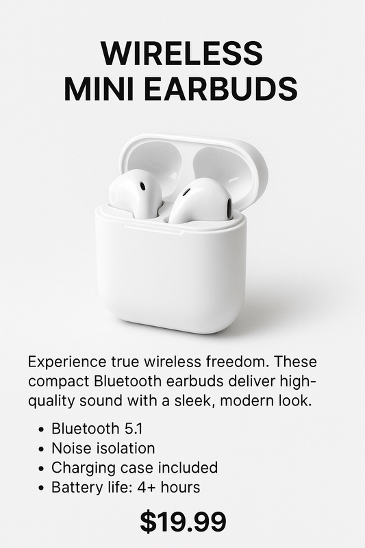 Wireless Mini Earbuds