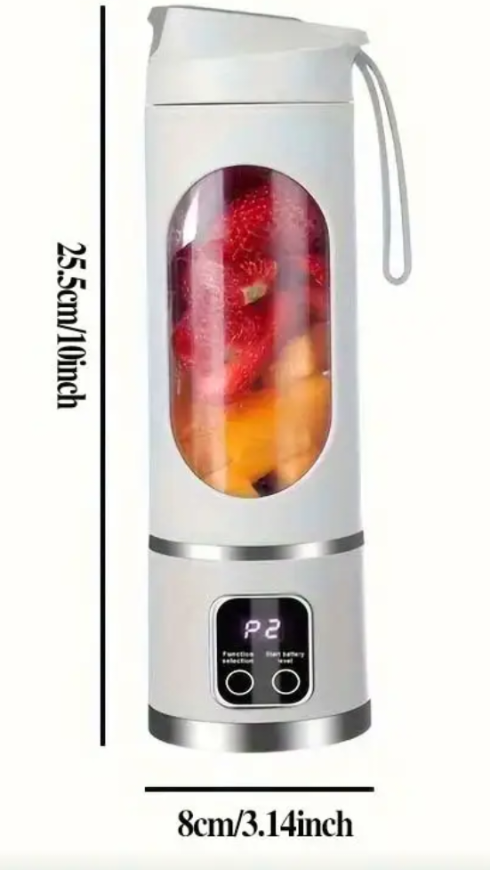 Taşınabilir USB Şarjlı Blender – 450 ml
