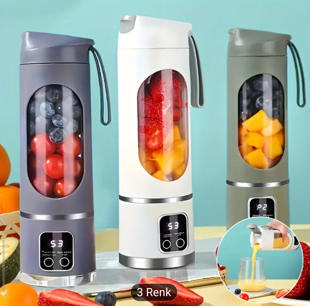 Taşınabilir USB Şarjlı Blender – 450 ml