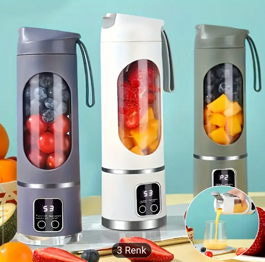 Taşınabilir USB Şarjlı Blender – 450 ml
